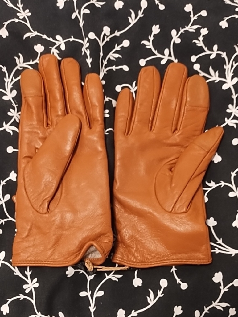 Serra Women's Brown 100% Sheepskin Leather Gloves With 100% Wool Lining